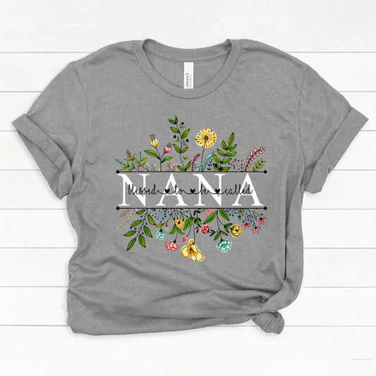 Wildflowers Blessed To Be Called Nana Classic Canvas