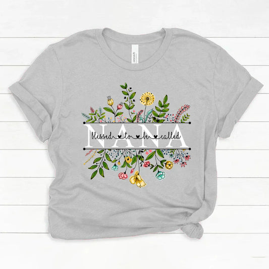 Wildflowers Blessed To Be Called Nana Classic Canvas