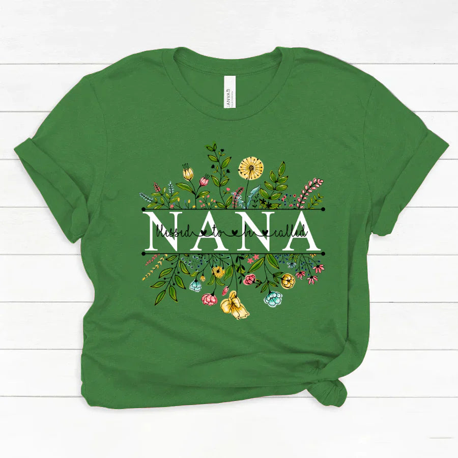 Wildflowers Blessed To Be Called Nana Classic Canvas