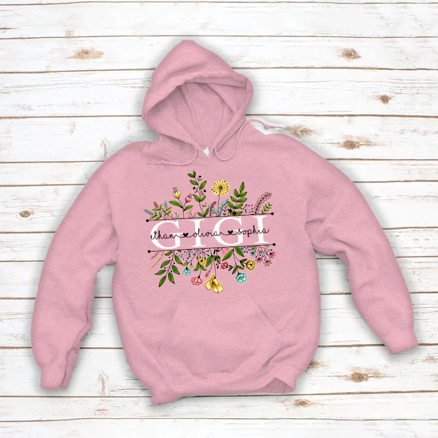 Wildflowers Gigi And Grandkids Hoodie