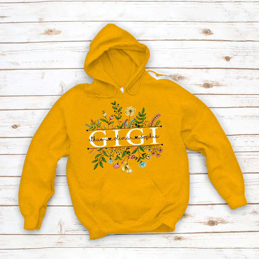 Wildflowers Gigi And Grandkids Hoodie