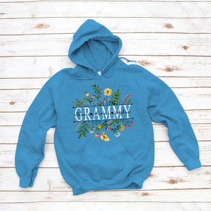 Wildflowers Grammy And Grandkids Hoodie