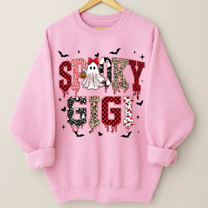 Custom Spooky Gigi Grandma Mama Mimi Halloween T-shirt