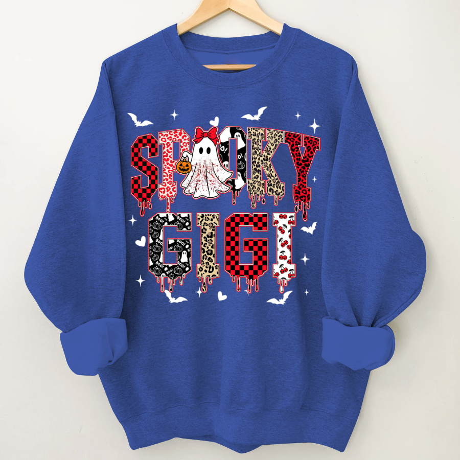 Custom Spooky Gigi Grandma Mama Mimi Halloween T-shirt