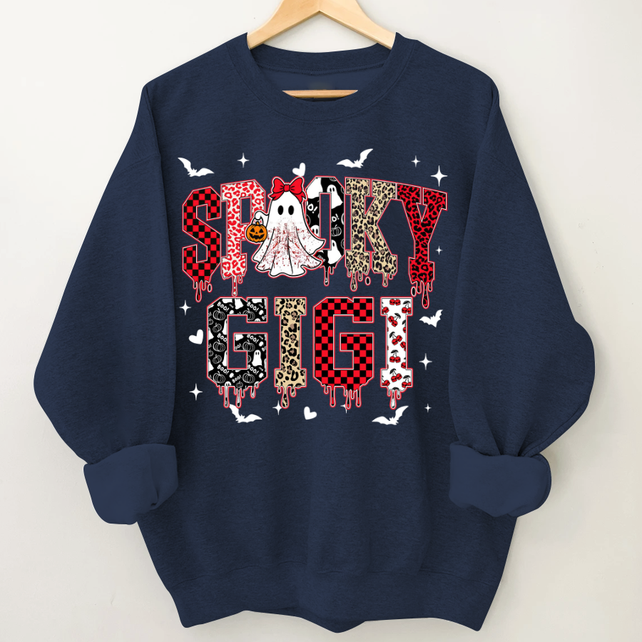 Custom Spooky Gigi Grandma Mama Mimi Halloween T-shirt