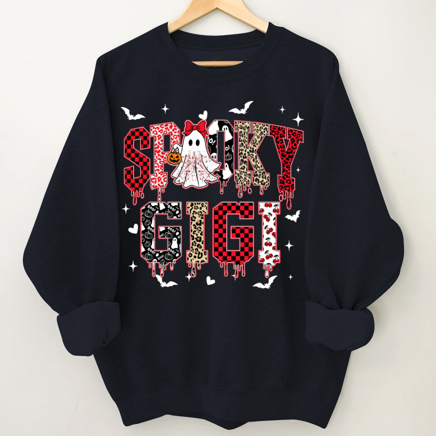 Custom Spooky Gigi Grandma Mama Mimi Halloween T-shirt