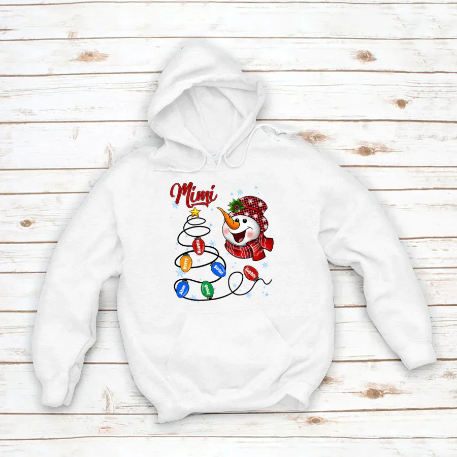 Christmas Tree Mimi And Grandkids CTH01 Hoodie