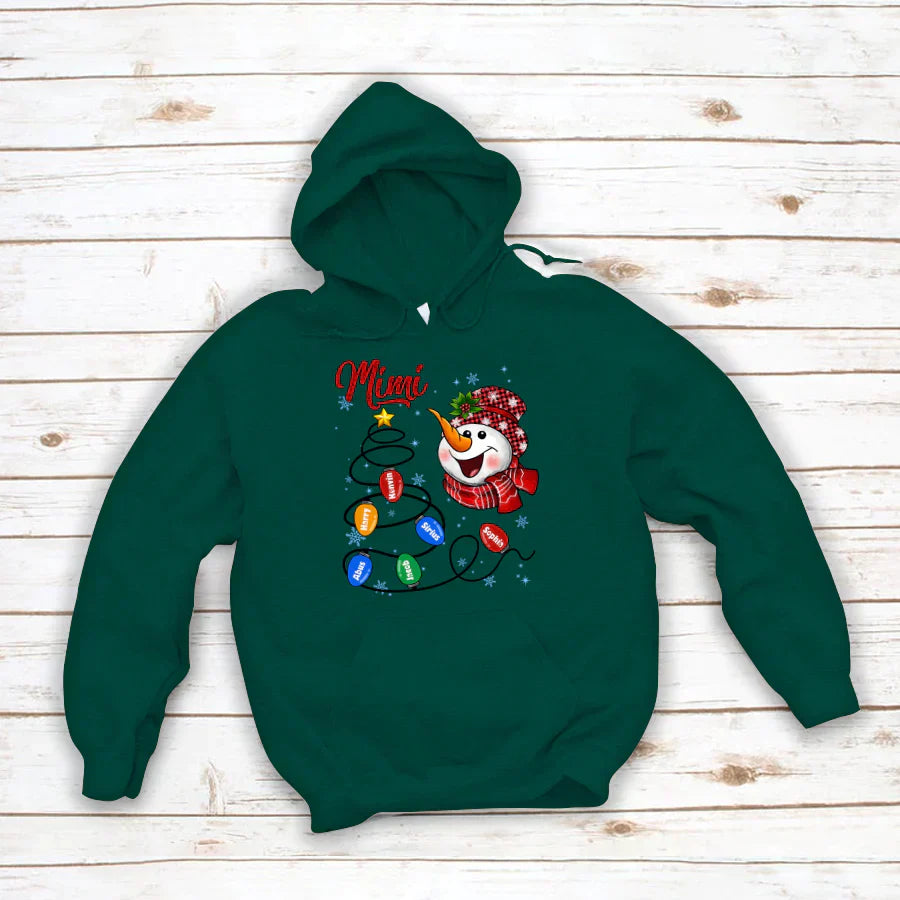 Christmas Tree Mimi And Grandkids CTH01 Hoodie