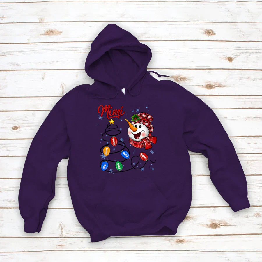 Christmas Tree Mimi And Grandkids CTH01 Hoodie