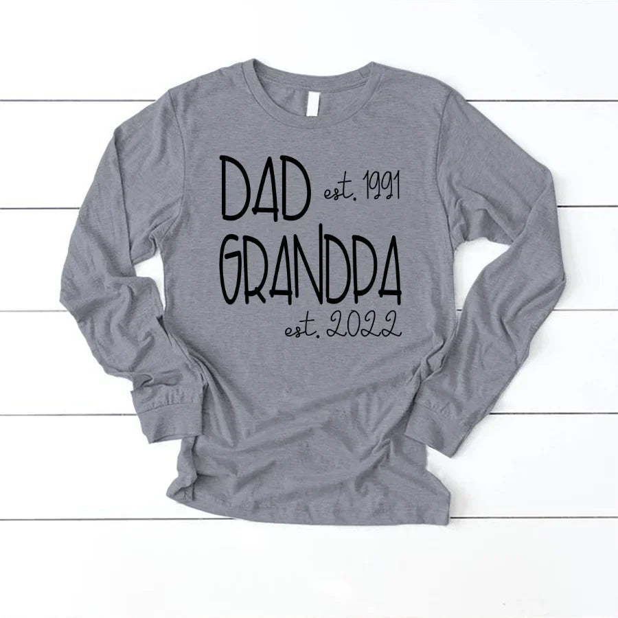 Dad Grandpa Est VT22120061 Longsleeve