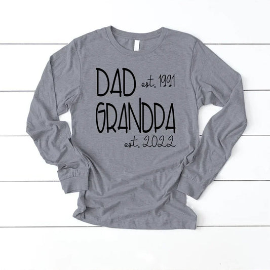 Dad Grandpa Est VT22120061 Longsleeve