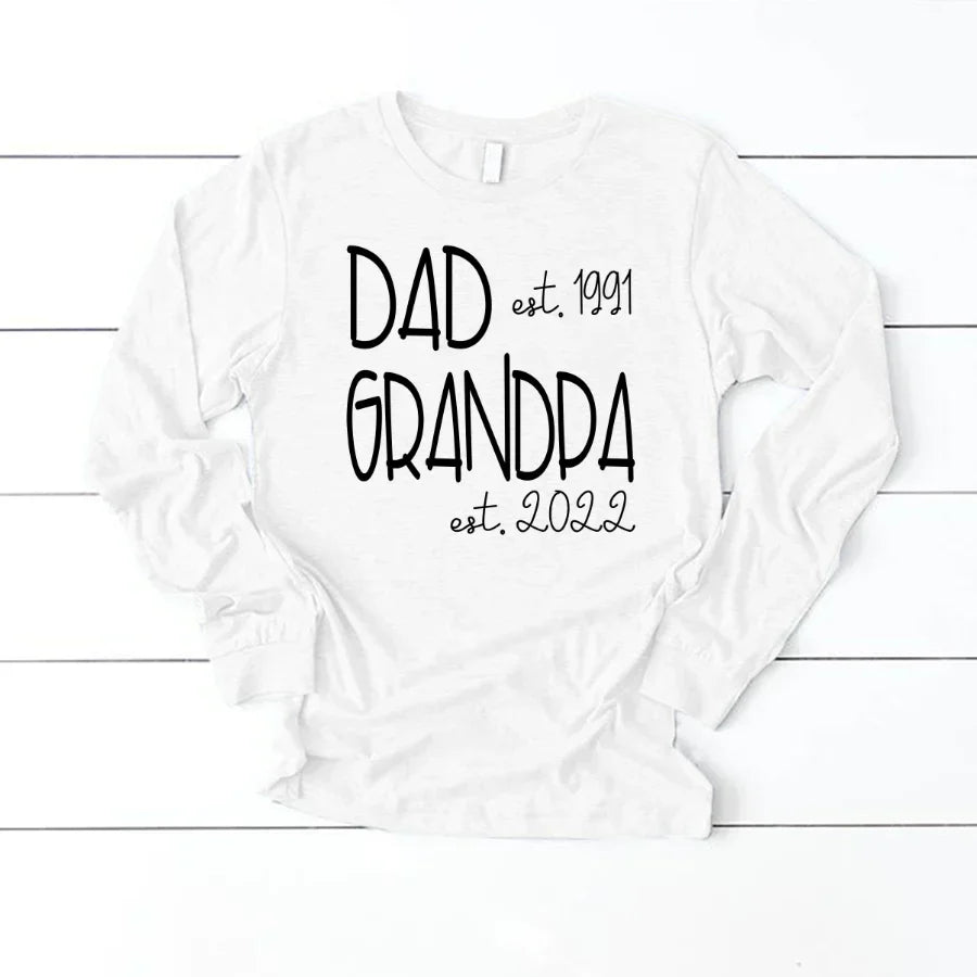Dad Grandpa Est VT22120061 Longsleeve