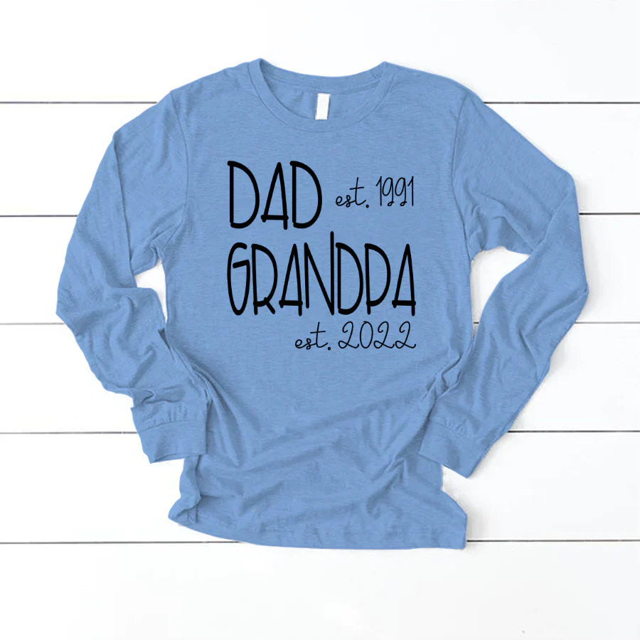 Dad Grandpa Est VT22120061 Longsleeve