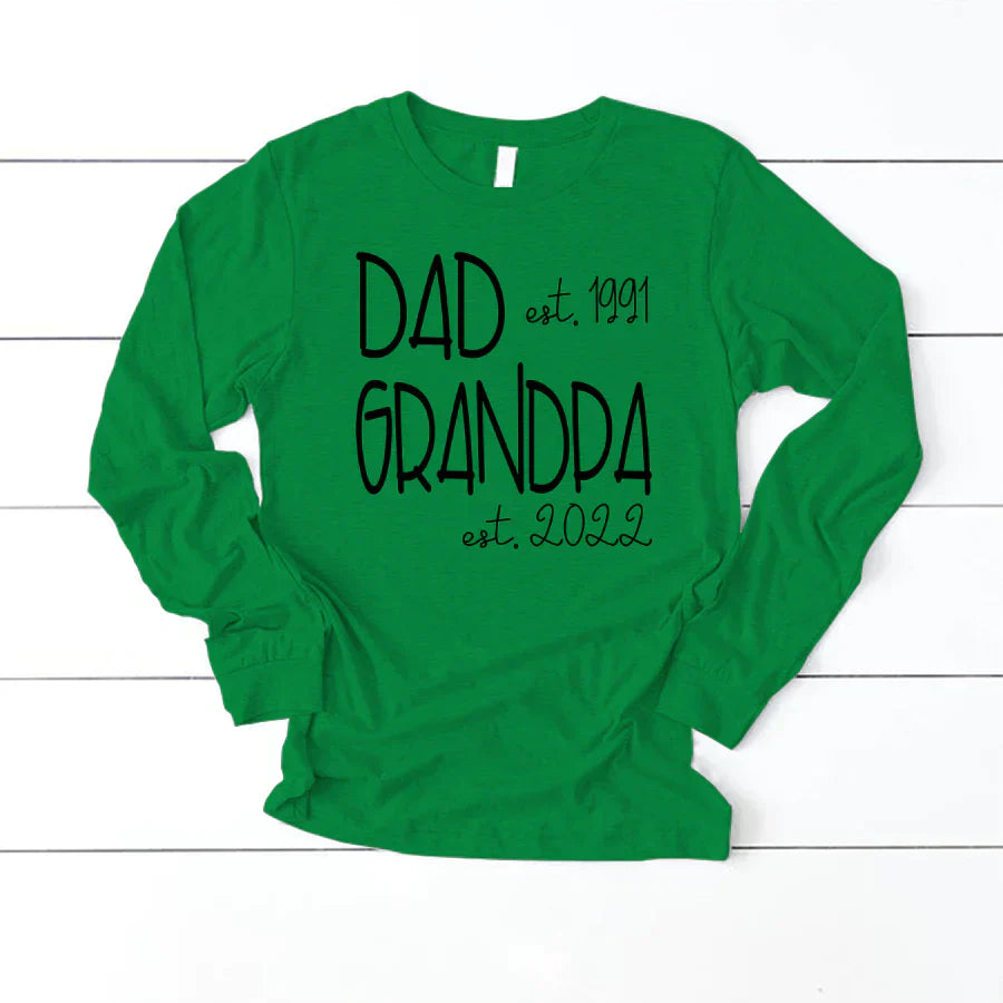 Dad Grandpa Est VT22120061 Longsleeve