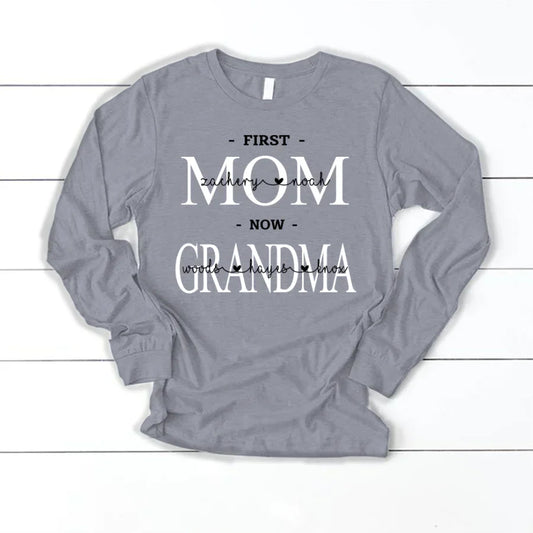 First Mom Kids And Grandma Grandkids VTN221126 Longsleeve