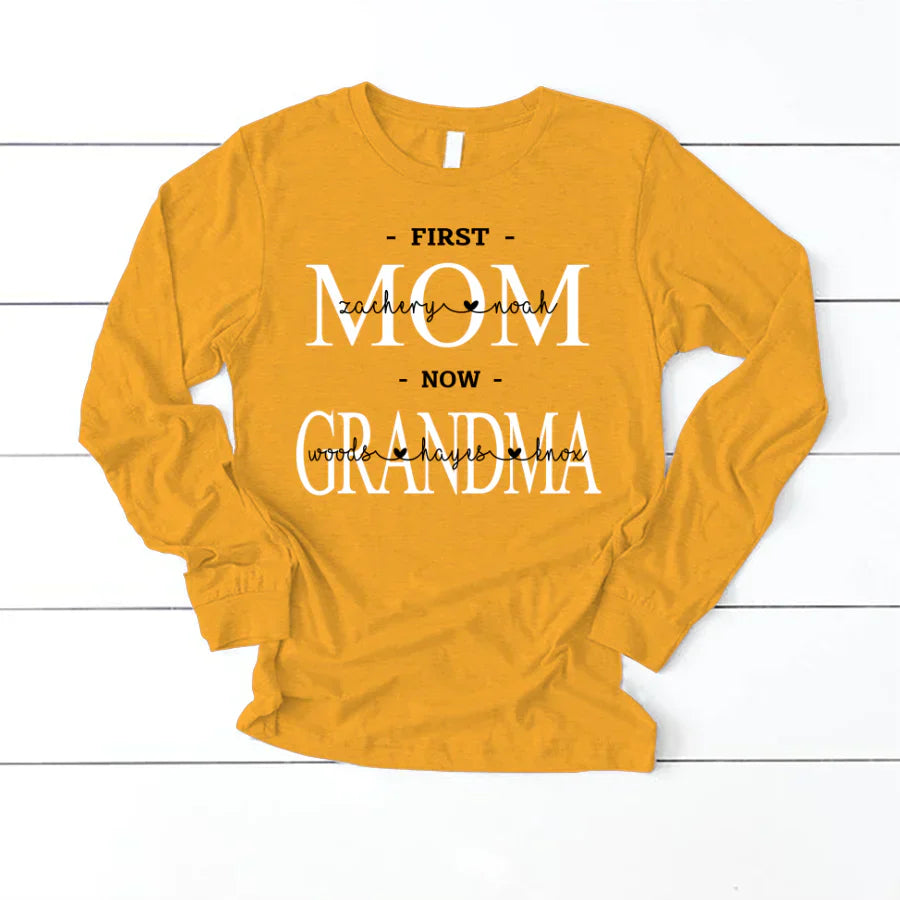 First Mom Kids And Grandma Grandkids VTN221126 Longsleeve