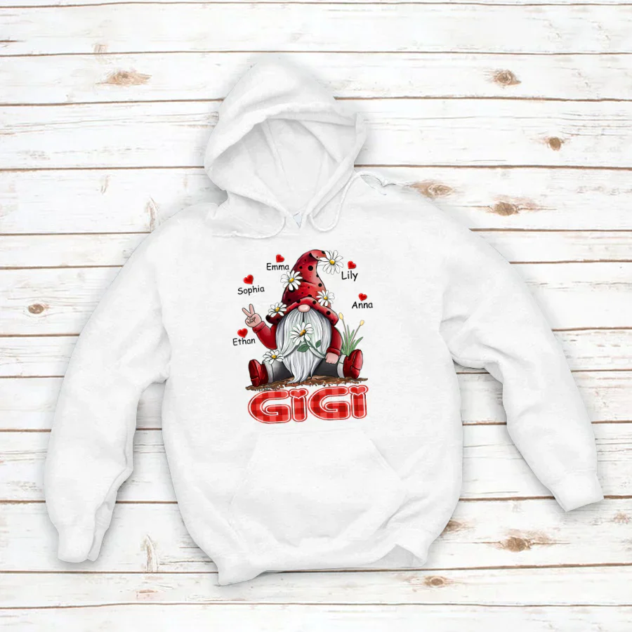 Gigi Gnome Heart Kids VT22120072 Hoodie