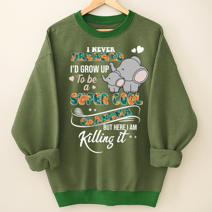 I Never Dreamed I'd Grow Up To Be A Super Cool Grandma But Here I Am Killing It Shirt