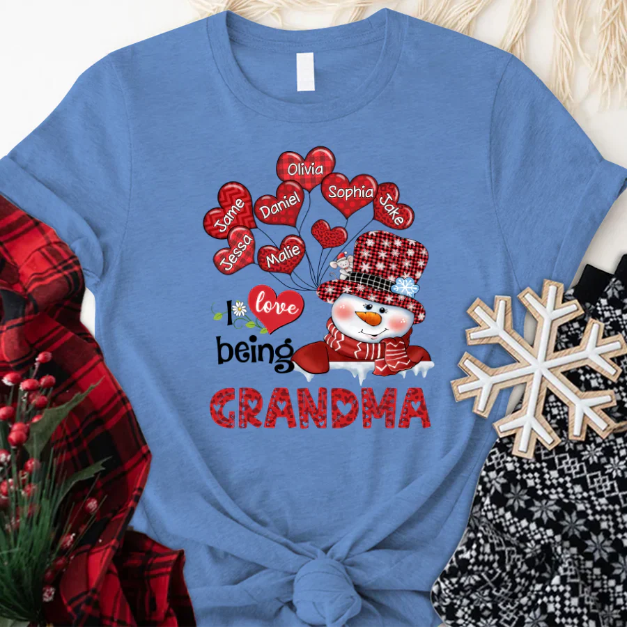 I Love Being A Grandma And Kids CTH01 T-Shirt