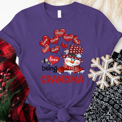 I Love Being A Grandma And Kids CTH01 T-Shirt