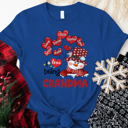 I Love Being A Grandma And Kids CTH01 T-Shirt