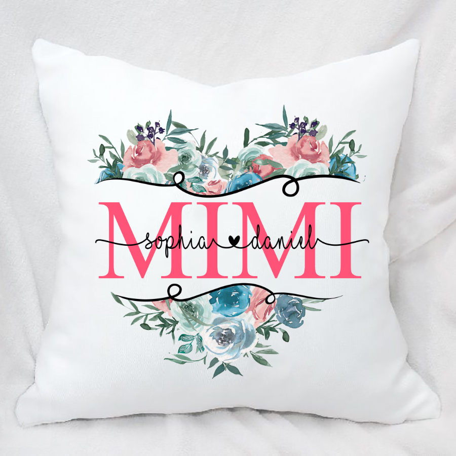 Mimi And Kids Wildflower Indoor Pillow