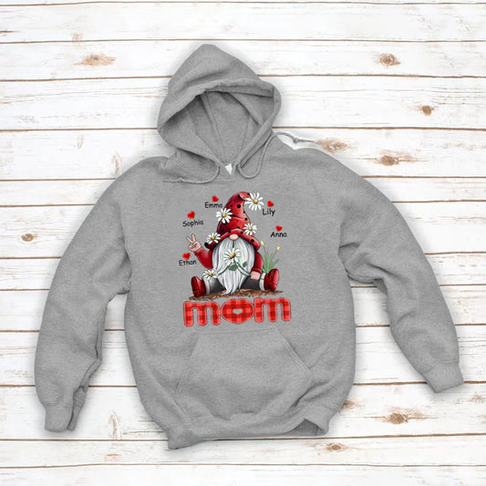 Mom Gnome Heart Kids VT22120072 Hoodie