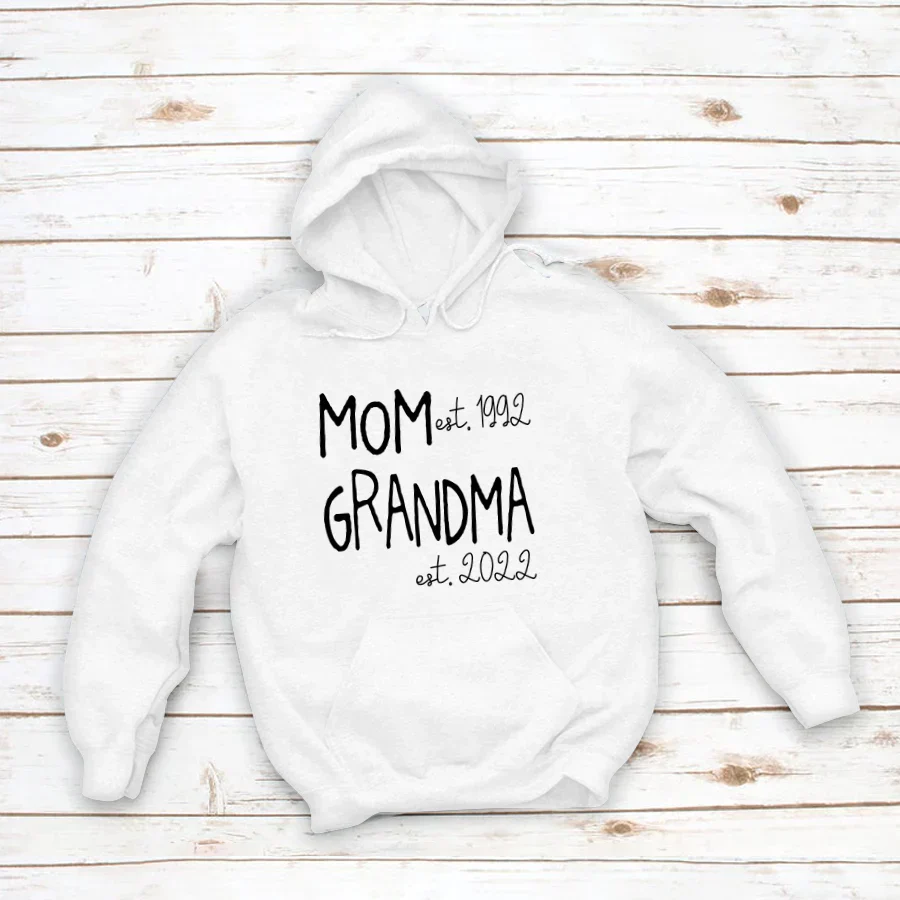 Mom Grandma Est VT22120031 Hoodie