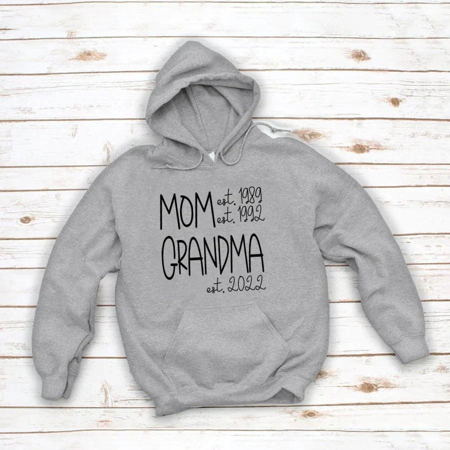 Mom Grandma New Est Sweet VT22120041 Hoodie