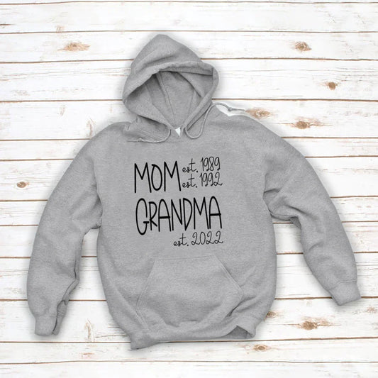 Mom Grandma New Est Sweet VT22120041 Hoodie