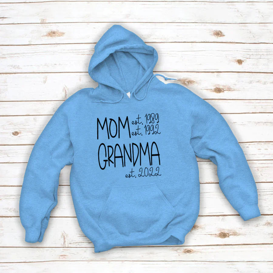 Mom Grandma New Est Sweet VT22120041 Hoodie