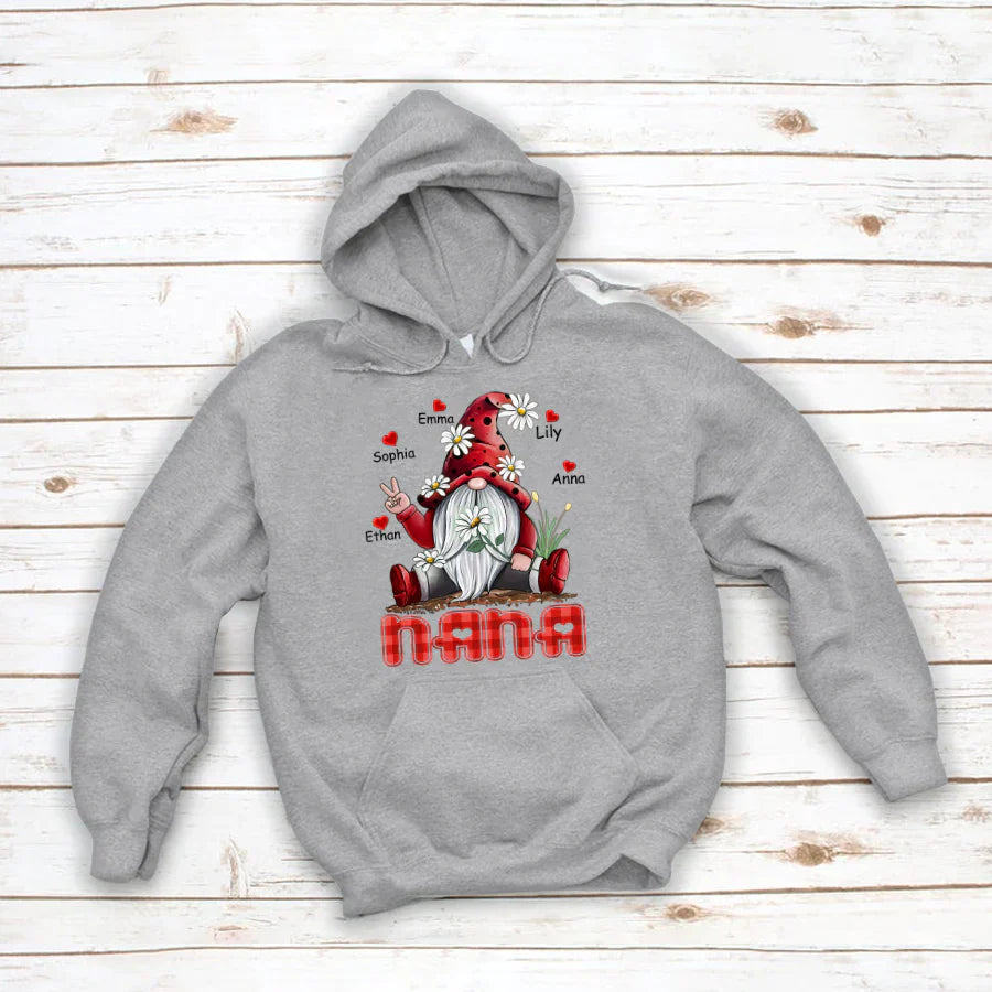Nana Gnome Heart Kids VT22120072 Hoodie