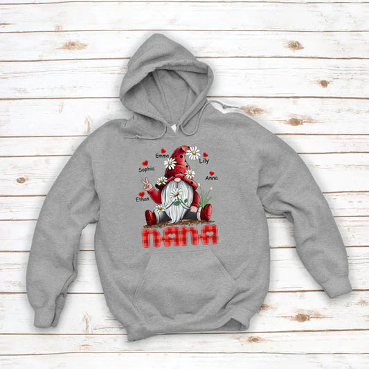 Nana Gnome Heart Kids VT22120072 Hoodie