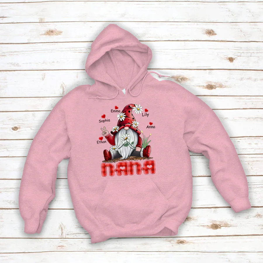 Nana Gnome Heart Kids VT22120072 Hoodie
