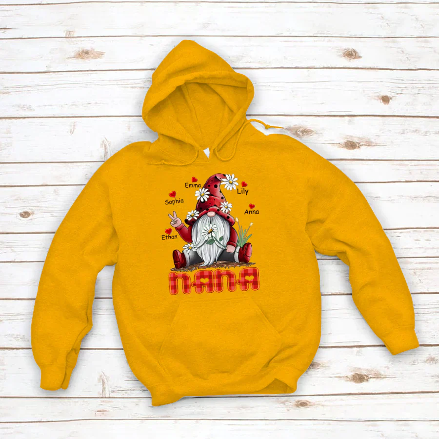 Nana Gnome Heart Kids VT22120072 Hoodie
