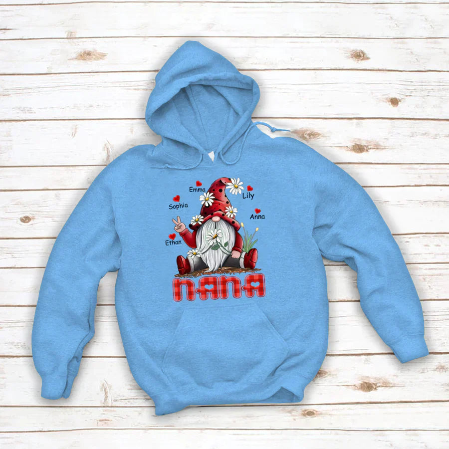 Nana Gnome Heart Kids VT22120072 Hoodie
