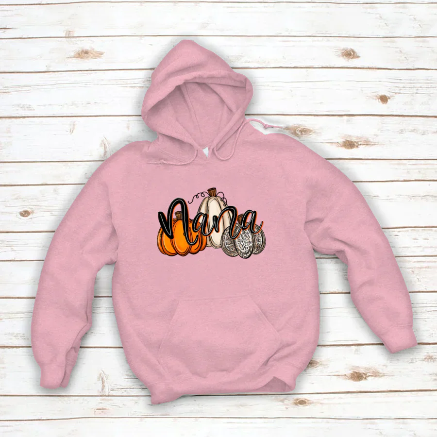 Nana Pumpkins Leopard Autumn Hoodie