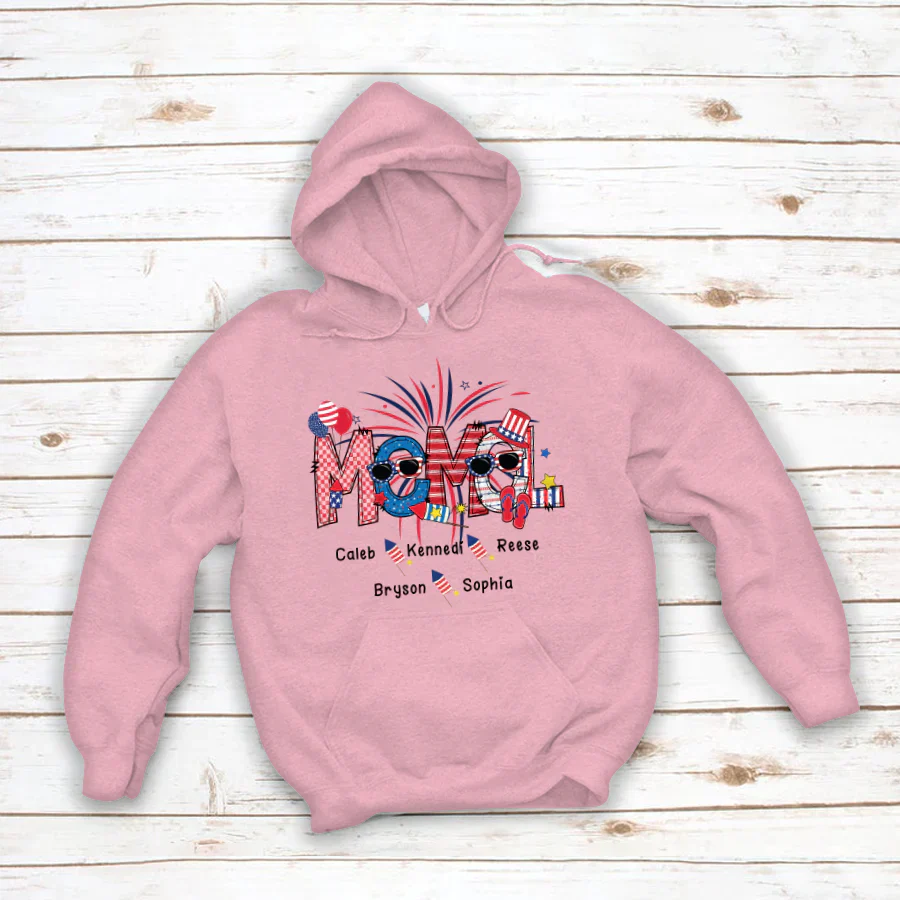 Patriotic Doodle 4th Of July MEMEL And Grandkid CTH01 Hoodie