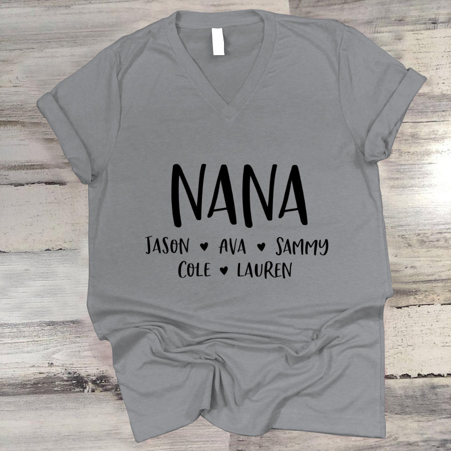 Personalized Nana Shirt, Mother's Day Gifts For Grandma