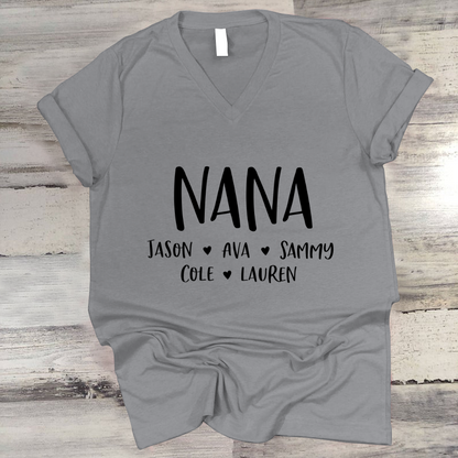 Personalized Nana Shirt, Mother's Day Gifts For Grandma