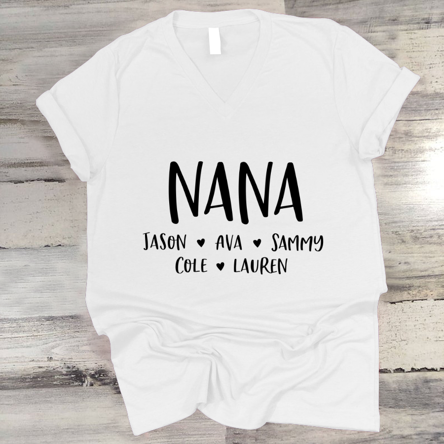 Personalized Nana Shirt, Mother's Day Gifts For Grandma