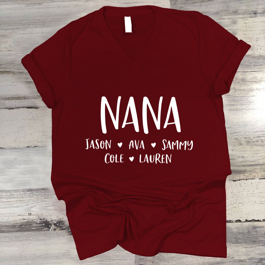 Personalized Nana Shirt, Mother's Day Gifts For Grandma