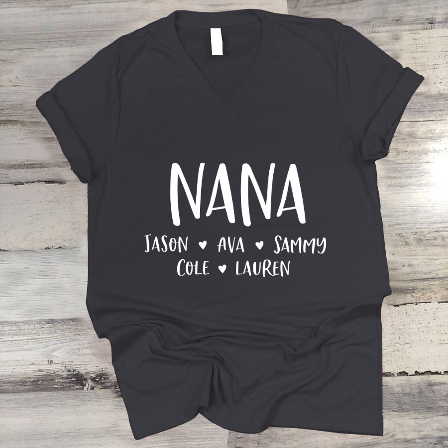 Personalized Nana Shirt, Mother's Day Gifts For Grandma