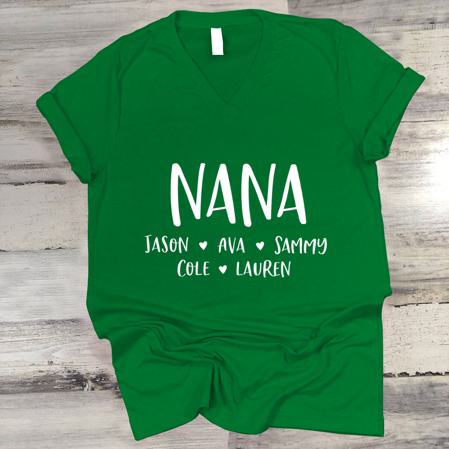 Personalized Nana Shirt, Mother's Day Gifts For Grandma