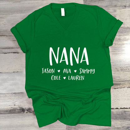 Personalized Nana Shirt, Mother's Day Gifts For Grandma