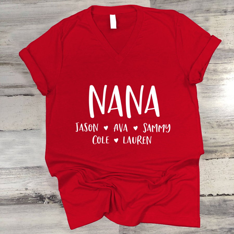 Personalized Nana Shirt, Mother's Day Gifts For Grandma