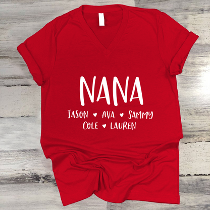 Personalized Nana Shirt, Mother's Day Gifts For Grandma