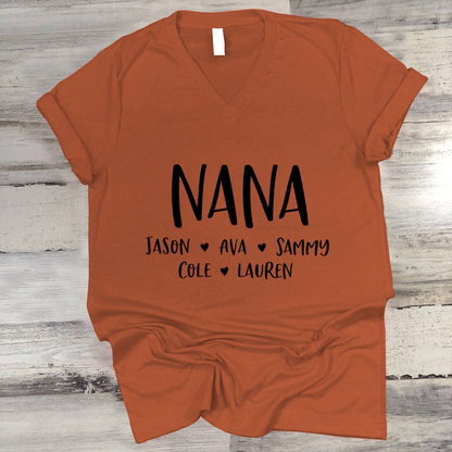 Personalized Nana Shirt, Mother's Day Gifts For Grandma