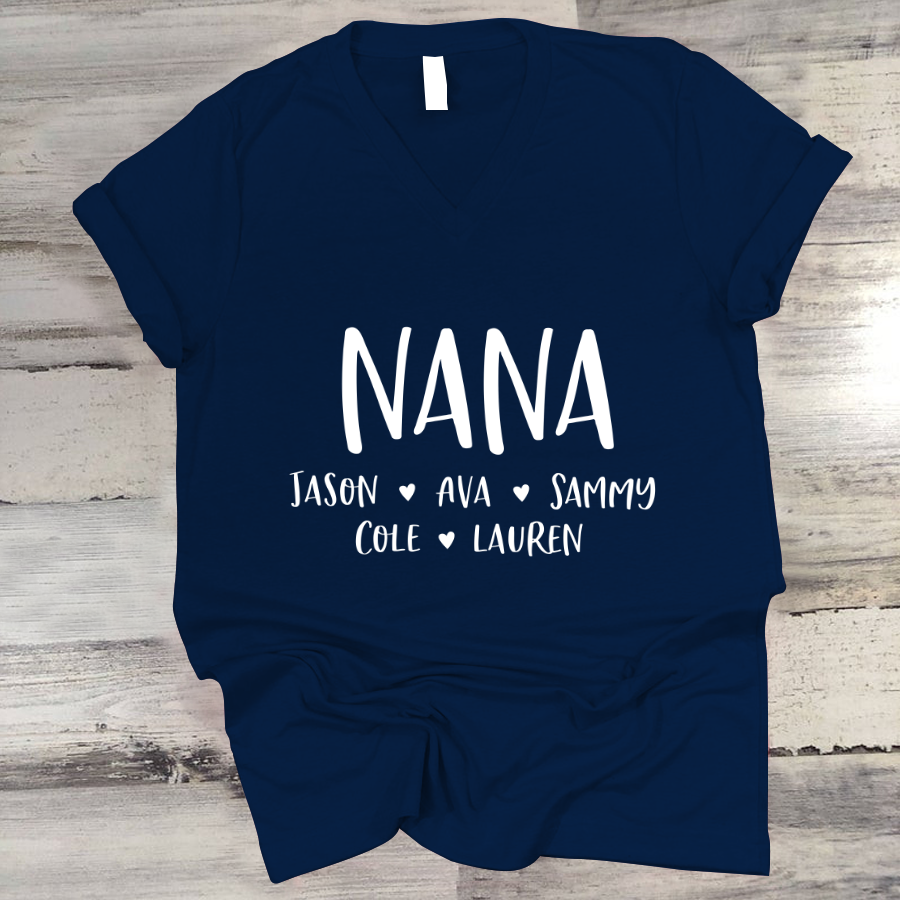 Personalized Nana Shirt, Mother's Day Gifts For Grandma