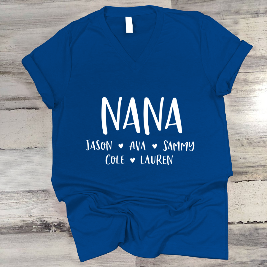 Personalized Nana Shirt, Mother's Day Gifts For Grandma
